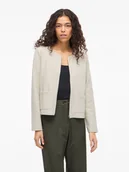 Swetry damskie - Vila Kardigan "Garden" w kolorze kremowym - miniaturka - grafika 1