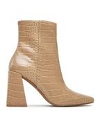 Botki damskie - Vero Moda Botki Vmmeise 10296965 Beżowy - miniaturka - grafika 1