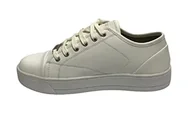 Trampki męskie - Guess buty męskie trampki Udine Carryover skóra biały US23GU05 FM5UDILEA12, Biały, 42 EU - miniaturka - grafika 1