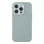 Etui i futerały do telefonów - Zestaw Etui Baseus Liquid Silica Gel do iPhone 14 Pro Max (zielone) - miniaturka - grafika 1
