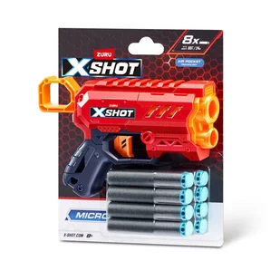 X-SHOT Micro + 8 strzałek Zuru - zabawka - Zabawki militarne - miniaturka - grafika 1