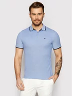 Koszulki męskie - Jones Jack Polo Paulos 12136668 Niebieski Slim Fit - miniaturka - grafika 1