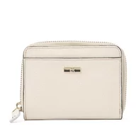 Portfele - Portfel damski dR Amsterdam - Luksusowy skórzany portfel z ochroną RFID - Stylowy i bezpieczny dla wszystkich Twoich potrzeb płatniczych - 110184 Nude - miniaturka - grafika 1