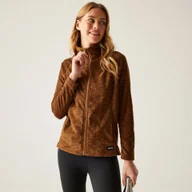 Bluzy sportowe damskie - Regatta Polar damski rozsuwany Mayse Brązowy, Rozmiar: 50 - miniaturka - grafika 1