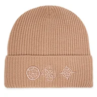 Czapki damskie - Czapka Guess AW5404 POL01 Beżowy - miniaturka - grafika 1