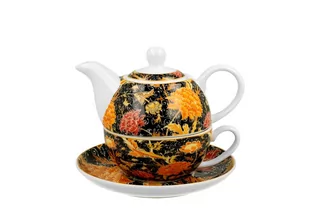 Duo Gift Filiżanka z dzbankiem i spodkiem / Tea for One CRAY FLORAL William Morris DUG_3316 - Filiżanki - miniaturka - grafika 1