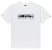 Koszulki męskie - t-shirt QUIKSILVER BOX SHAPED WHITE - miniaturka - grafika 1
