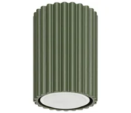 Lampy sufitowe - Sollux SL.1606 - Oświetlenie punktowe KARBON 1xGU10/10W/230V 10 cm zielony - miniaturka - grafika 1