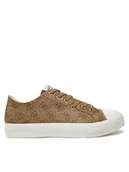 Trampki męskie - Guess Trampki FMPISL PAC12 Beżowy - miniaturka - grafika 1