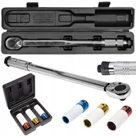 Klucze i nasadki - KLUCZ DYNAMOMETRYCZNY 1/2" 28-210NM +NASADKI + ETUI 28-210-1/2 - miniaturka - grafika 1