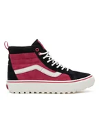 Trampki damskie - Vans Skórzane sneakersy "SK8-Hi MTE-1" w kolorze czarno-różowym - miniaturka - grafika 1