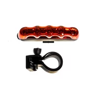 Lampki rowerowe - Lampka rowerowa tył Sahoo, led 5 diod - miniaturka - grafika 1