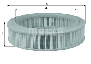 Filtr powietrza Mahle LX 81 - Filtry powietrza - miniaturka - grafika 1
