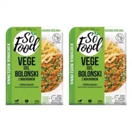 Szybkie dania obiadowe - So Food Sos boloński z makaronem wegański Zestaw 2 x 330 g - miniaturka - grafika 1