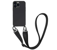 Etui i futerały do telefonów - Vivanco Necklace Cover do iPhone 13 Pro Max (czarny) - miniaturka - grafika 1