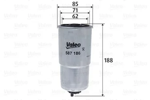 Filtr paliwa Valeo 587186 - Filtry paliwa - miniaturka - grafika 1