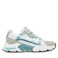 Sneakersy damskie - Sneakersy Guess FLJCAR ELE12 Niebieski - miniaturka - grafika 1