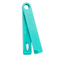 Waciki, płatki i patyczki kosmetyczne - Lastswab Beauty Wielorazowy patyczek higieniczny - turkusowy - miniaturka - grafika 1