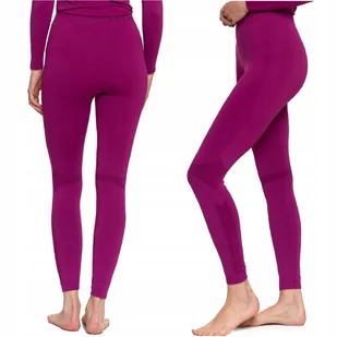 Legginsy Termoaktywne Damskie Bielizna Bezszwowa Spodnie Termiczne MORAJ XL - Spodnie narciarskie - miniaturka - grafika 1