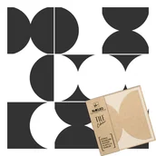 Szablony malarskie - Nakleo szablon malarski (4 szt.) // płytki - kafelki // CORIA - 15x15cm - miniaturka - grafika 1