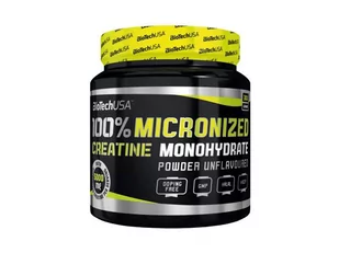 BioTech 100% Micronized Creatine Monohydrate 300 g - Kreatyna - miniaturka - grafika 1