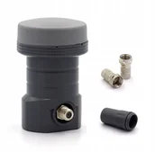 Akcesoria car audio - Fuba 21500059 dek 117 Single-uniwersalny LNB "HDTV/3d/4 K" szary 21500059 - miniaturka - grafika 1