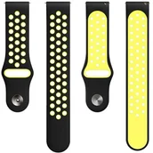 Akcesoria do smartwatchy - Pasek BELINE Sport Silicone szerokość 22mm Czarno-żółty - miniaturka - grafika 1