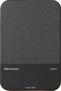 Powerbank Native Union Native Union (Re)Classic Power Bank - magnetyczny powerbank 5000 mAh kompatybilny z MagSafe i Qi2, kabel USB-C - USB-C 15 cm w zestawie (black) - Powerbanki - miniaturka - grafika 1