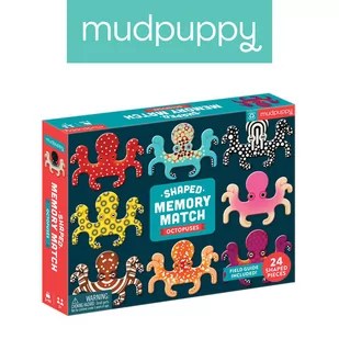 Mudpuppy,  Gra Memory Ośmiornice 24 elementy 3+ - Gry planszowe - miniaturka - grafika 1