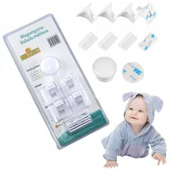 Zabezpieczenia dla dzieci - ZABEZPIECZENIE MAGNETYCZNE DO MEBLI BLOKADA SZAFEK SZUFLAD PRZED DZIEĆMI - miniaturka - grafika 1