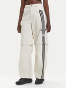 Spodnie damskie - adidas Jeansy Adibreak JD5618 Écru Wide Leg - miniaturka - grafika 1