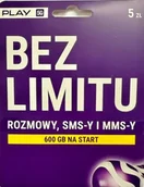 Startery i doładowania - Starter Play 5G Bez Limitu 600 Gb - miniaturka - grafika 1