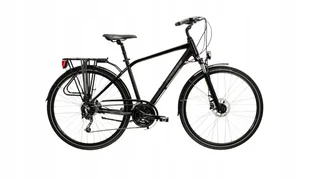 Rower trekkingowy KROSS Trans 4.0 EXP rozmiar M Czarny - Rowery - miniaturka - grafika 1