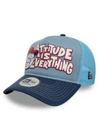 Czapki męskie - New Era Czapka z daszkiem Graphic Ef 60595318 Niebieski - miniaturka - grafika 1