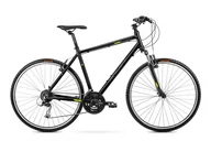 Rowery - Rower crossowy ROMET ORKAN 2 M 2024 czarno-limonkowy, 21, 28, nd., mężczyzna - miniaturka - grafika 1