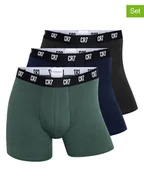 Majtki męskie - CR7 Bokserki (3 pary) w kolorze czarno-oliwkowo-granatowym - miniaturka - grafika 1
