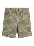 Spodenki damskie - Guess Szorty materiałowe N3GD12 WFCB0 Zielony Regular Fit - miniaturka - grafika 1