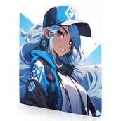 Podkładki pod mysz - PODKŁADKA POD KLAWIATURĘ Uśmiech Misaki 50x50 TILT Wodoodporna XL - miniaturka - grafika 1