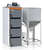 Piece i kotły grzewcze - Kocioł CO na pellet HKS Lazar PELLET FOCUS 20/470 - miniaturka - grafika 1