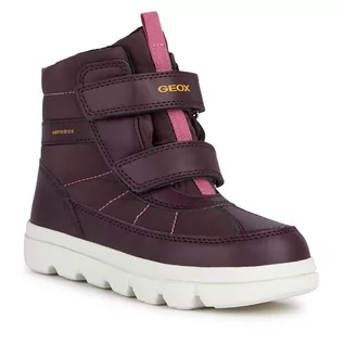 Buty dla dziewczynek - Śniegowce Geox J Willaboom Girl B A J36HWD 0FU54 C8017 S Prune - grafika 1