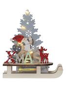 Ozdoby bożonarodzeniowe - STAR Trading Kolorowa dekoracja LED "Reinbek" - 14 x 16 cm - miniaturka - grafika 1