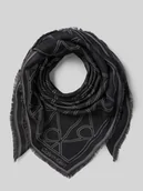 Apaszki i szaliki damskie - Chusta kwadratowa z modalu - miniaturka - grafika 1