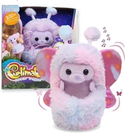 Zabawki interaktywne dla dzieci - BELLA MOTYL TĘCZOWY JEŻYK CURLIMALS PLUSZ INTERAKTYWNY MASKOTKA MIŚ ŚWIECI - miniaturka - grafika 1