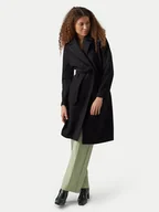 Płaszcze damskie - Vero Moda Płaszcz przejściowy Fortuneaya 10278330 Czarny Regular Fit - miniaturka - grafika 1