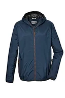 Kurtki męskie - killtec Męska kurtka funkcyjna, wodoszczelna/przeciwdeszczowa z kapturem, pakowalna KOS 112 MN JCKT, ciemnoniebieska, 3XL, 42957-000 - miniaturka - grafika 1