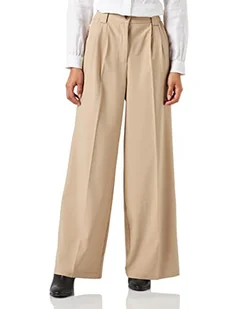 Vila Vifine Hw Wide Pants spodnie damskie, savannah tan, 38 - Spodnie damskie - miniaturka - grafika 1