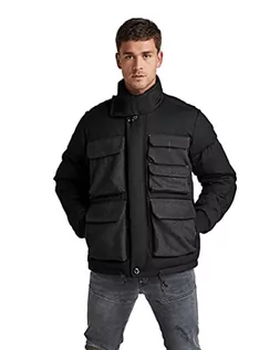 Kurtki męskie - G-STAR RAW Kurtka męska Field Puffer, Czarny (Dk Black C897-6484), M - grafika 1