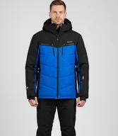 Kurtki męskie - Męska kurtka pikowana z kapturem zimowa dwukolorowa-4XL - miniaturka - grafika 1