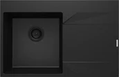 Zlewozmywaki - Deante Zlewozmywak granitowy 1-komorowy Evora grafit ZQJ_G11P - miniaturka - grafika 1