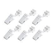 Akcesoria do wystroju okien - Żabki ze ślizgiem do profilu aluminiowego 10 szt. białe - miniaturka - grafika 1
